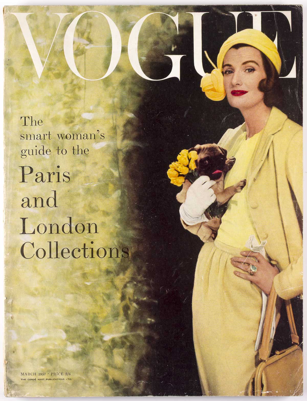Norman Parkinson RENE BOUCHE Chagall INGRID BERGMAN VOGUE magazine March 1957