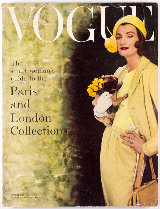Norman Parkinson RENE BOUCHE Chagall INGRID BERGMAN VOGUE magazine March 1957