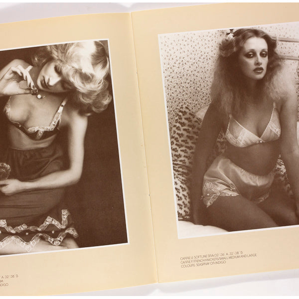 JANET REGER Jilly Johnson Lingerie BOB CARLOS CLARKE LOOKBOOK 1977