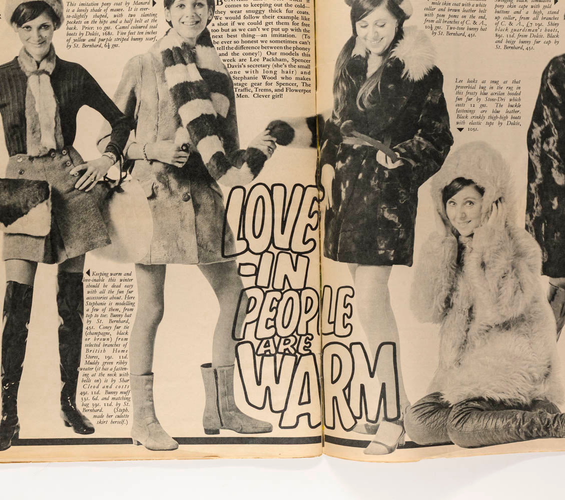 PATTIE BOYD George Harrison CHER Fabulous 208 magazine 4 November 1967