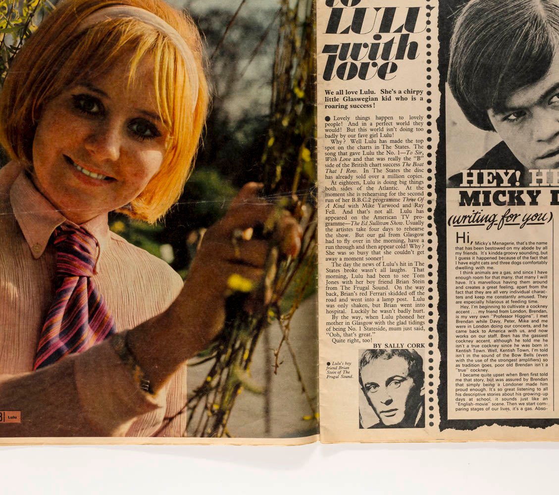 PATTIE BOYD George Harrison CHER Fabulous 208 magazine 4 November 1967