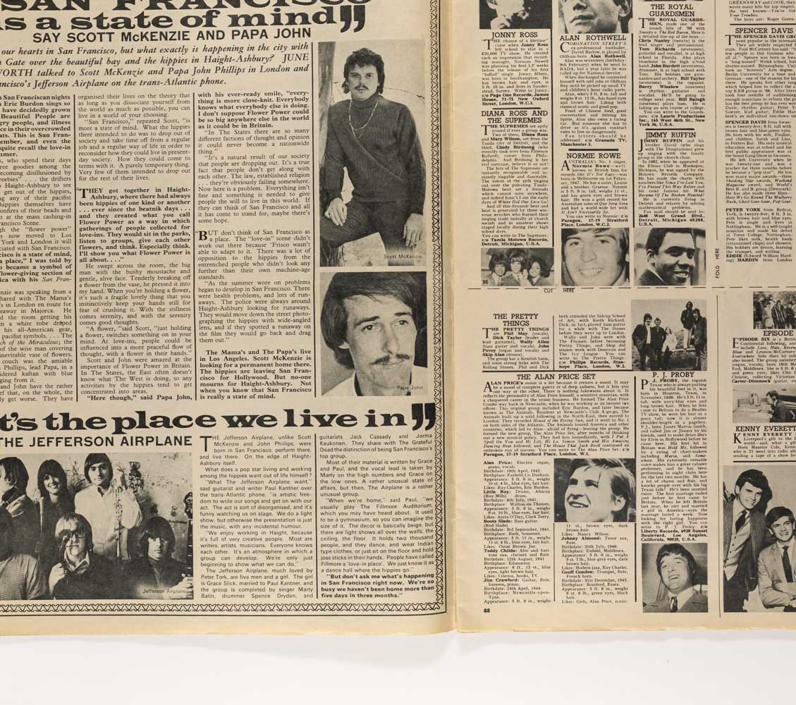 PATTIE BOYD George Harrison CHER Fabulous 208 magazine 4 November 1967