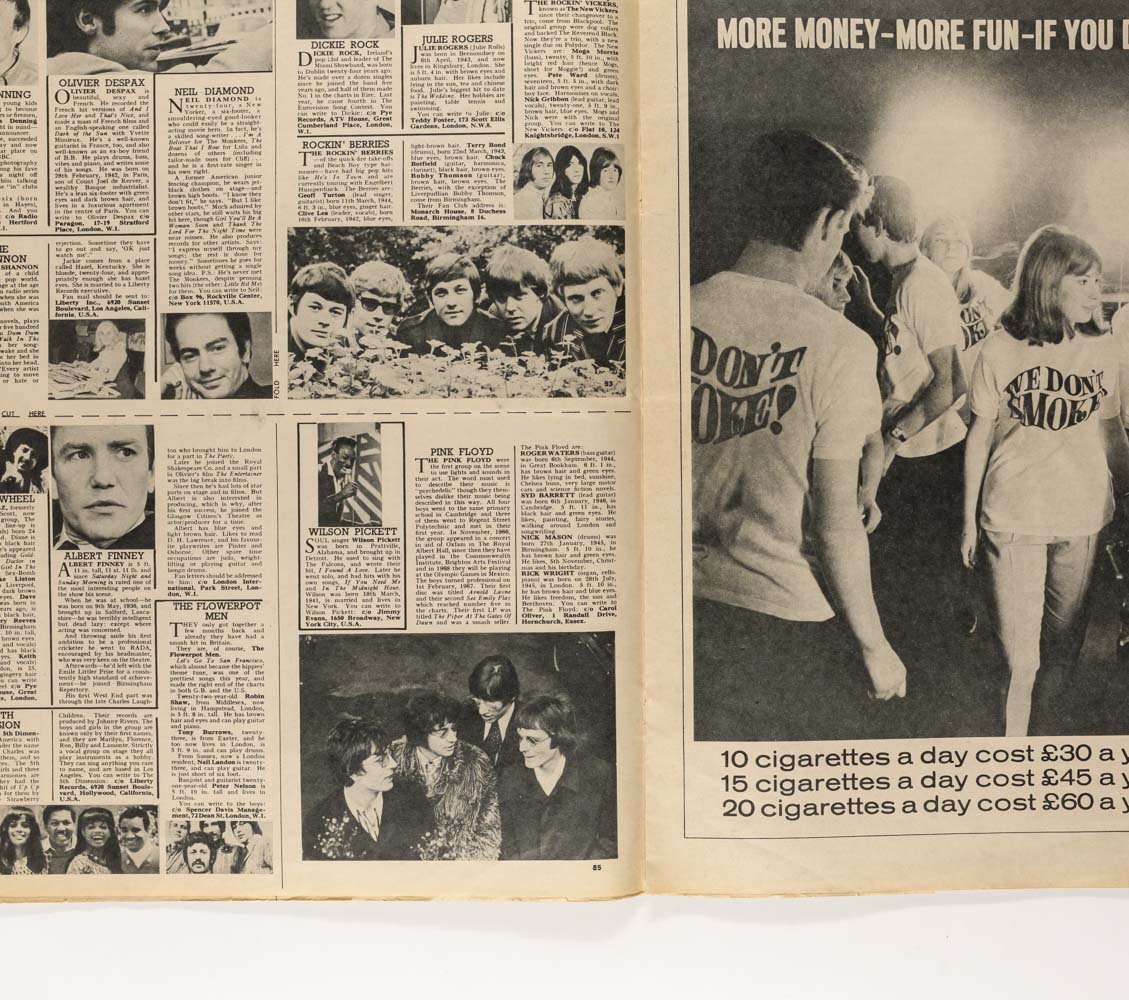 PATTIE BOYD George Harrison CHER Fabulous 208 magazine 4 November 1967