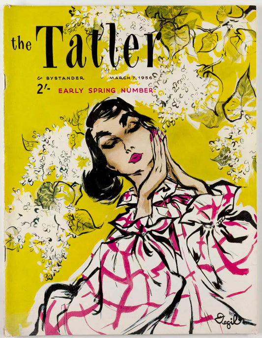PAMELA DEGIL Early spring number TATLER magazine 7 March 1956