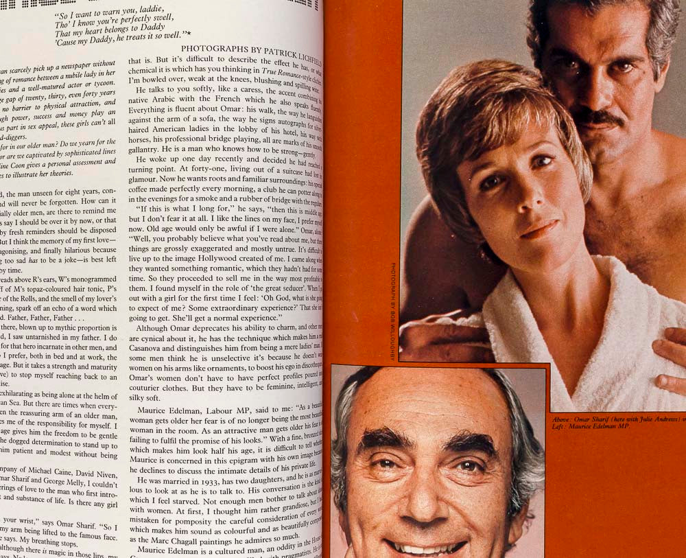 Catherine Shirriff TINA BROWN Jean Varon OMAR SHARIF Caroline Coon Cosmopolitan