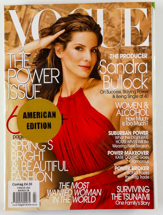 Sandra Bullock BONO Desperate Housewives US VOGUE March 2005