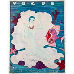 HORST CHRISTIAN BERARD Mainbocher PARIS VOGUE magazine VTG July 1933