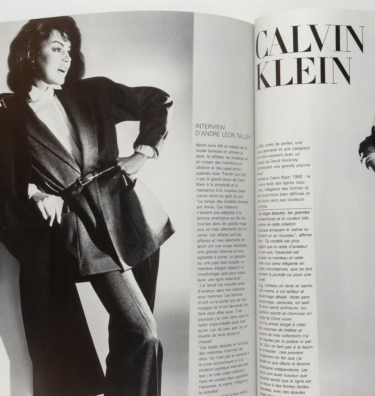 Margaux Hemingway HELMUT NEWTON Big Nude PARIS VOGUE October 1980