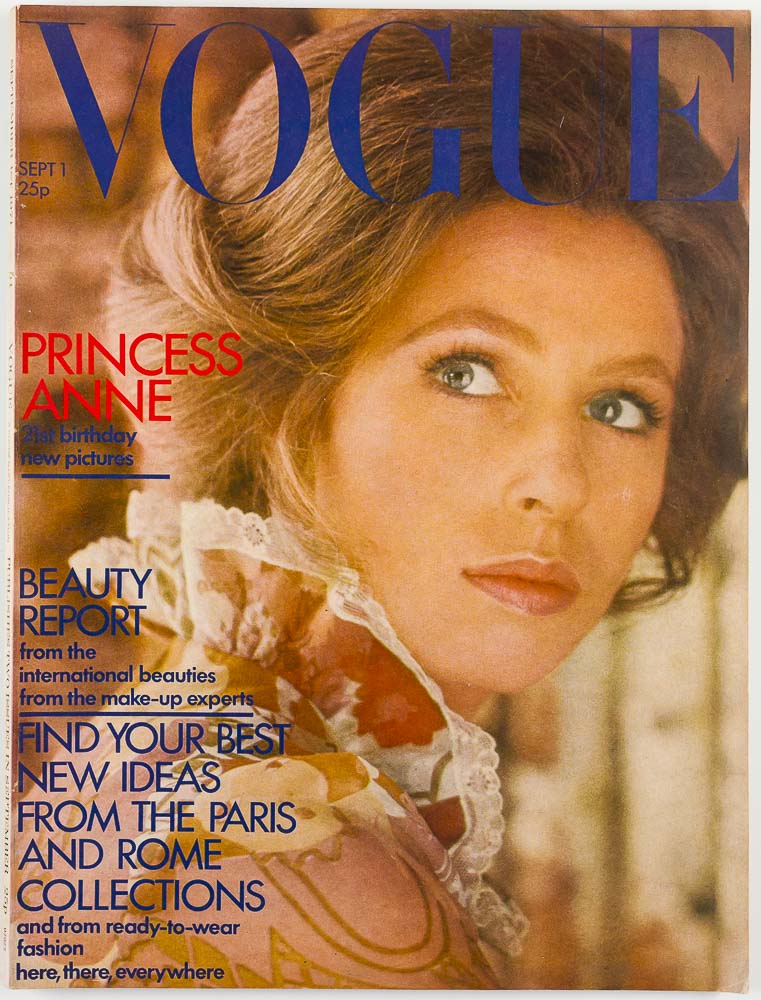 VOGUE September 1st 1971 Princess Anne PATTIE BOYD Antonio Lopez