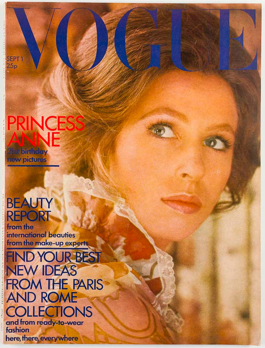 VOGUE September 1st 1971 Princess Anne PATTIE BOYD Antonio Lopez