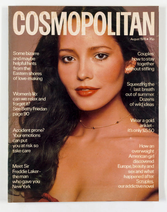 Barbara Carrera FREDDIE LAKER Martin Amis UK Cosmopolitan August 1978