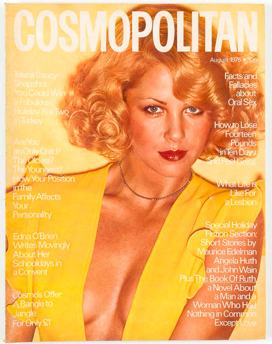 Natalie Wood SACHA VAN DORSSEN Peccinotti COSMOPOLITAN August 1975