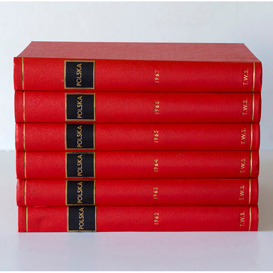 Poland magazine 72 issues POLSKA 1962-1967 complete run BOUND VOLUMES