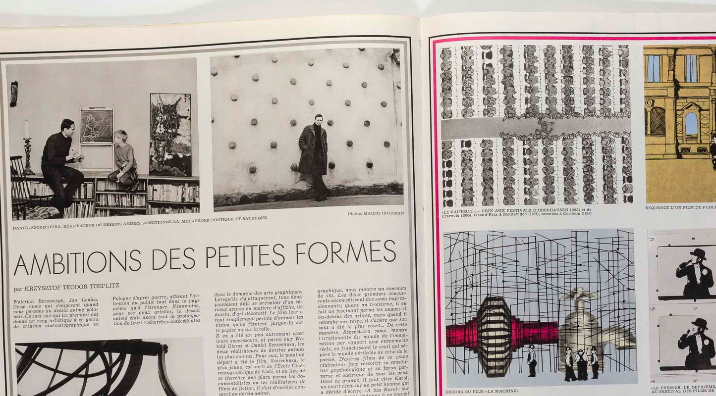 POLAND LA POLAGNE August 1967 Roman Cieslewicz illustrated magazine