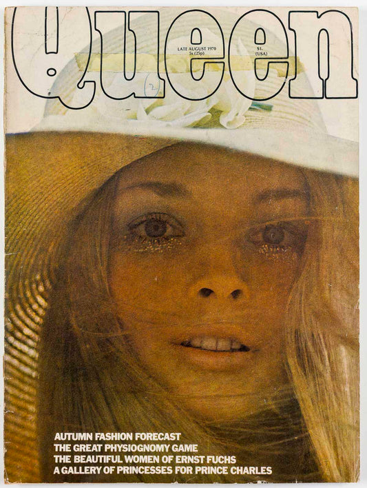 Hans Feurer Mary Quant Ernst Fuchs Queen magazine Late August 1970 UK