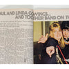 Paul and Linda McCartney Wings Petticoat Magazine 15th February 1975