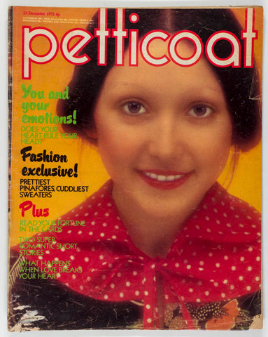 Vivienne Lynn BIBA Mary Quant make-up PETTICOAT magazine December 1972