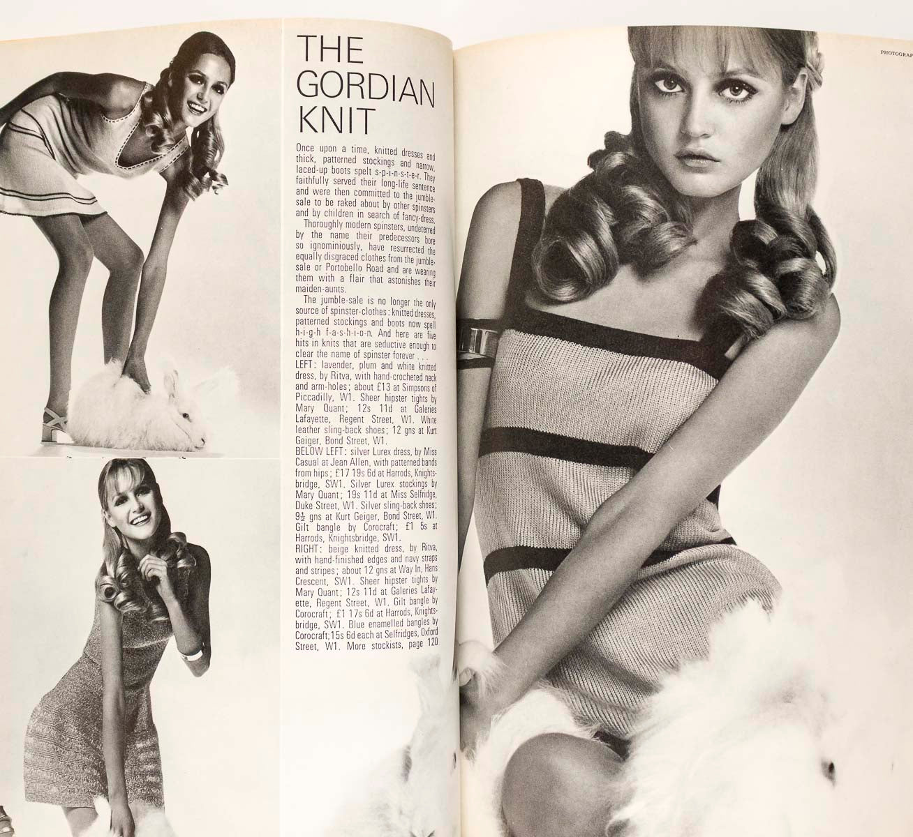 Alexandra Stewart TWIGGY Ewa Aulin INGRID BOULTING QUEEN magazine 1968