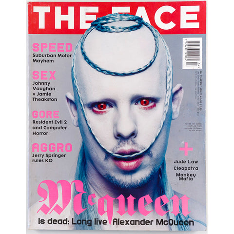 Alexander McQueen NICK KNIGHT Jude Law THE FACE magazine 1998 April 15