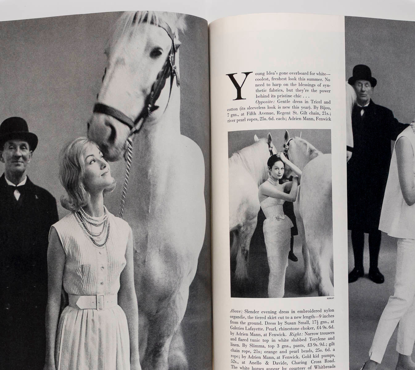 DUFFY Feliks Topolski PRINCESS MARGARET Audrey Hepburn VOGUE June 1960