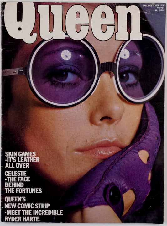 Edward Woodward GUY BOURDIN Germaine Greer QUEEN MAGAZINE Early 1970