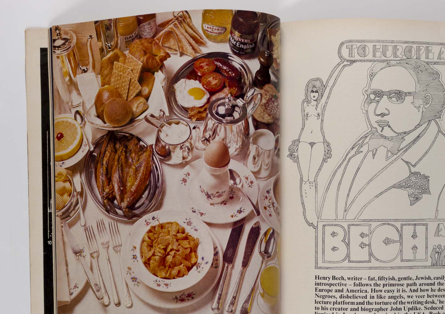Edward Woodward GUY BOURDIN Germaine Greer QUEEN MAGAZINE Early 1970