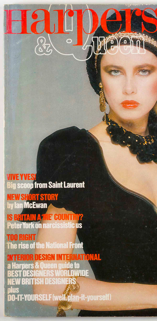 Dayle Haddon YSL Jerry Hall MARIE HELVIN Sayoko Yamaguchi DIY Harpers & Queen UK