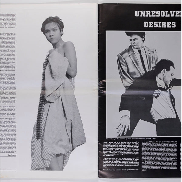 CINDY SHERMAN Malcolm McLaren KIM GORDON Mishima ZG magazine No.7 1983