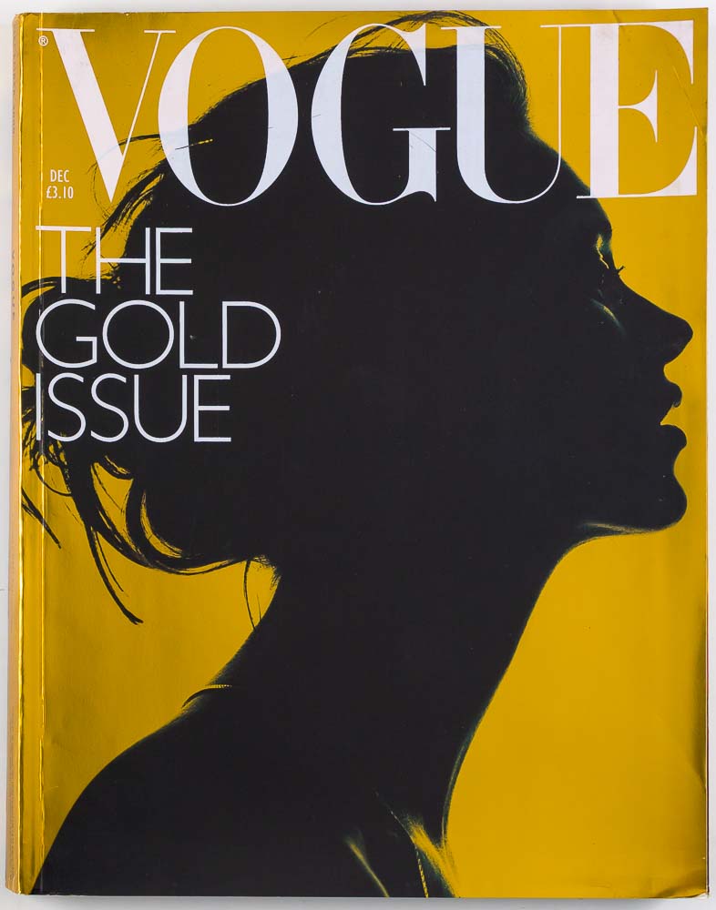 KATE MOSS Corinne Day GALLIANO Alexander McQueen DIOR Guy Bourdin GOLD VOGUE vtg