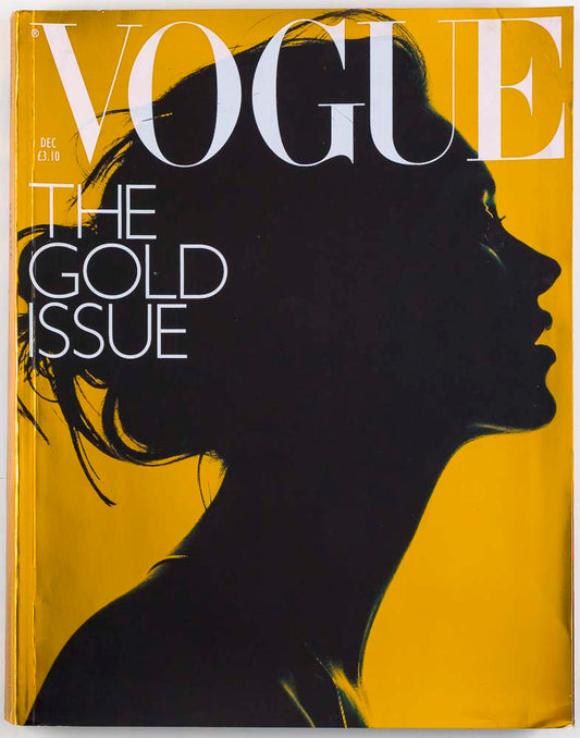 KATE MOSS Corinne Day GALLIANO Alexander McQueen DIOR Guy Bourdin GOLD VOGUE vtg