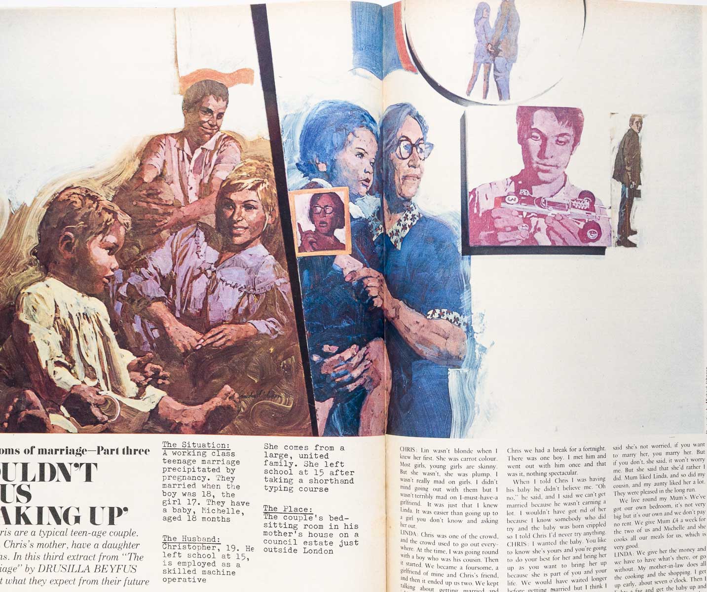 Veruschka JAGUAR XJ6 Jack Webber  TELEGRAPH magazine September 1968 Mediums AVON