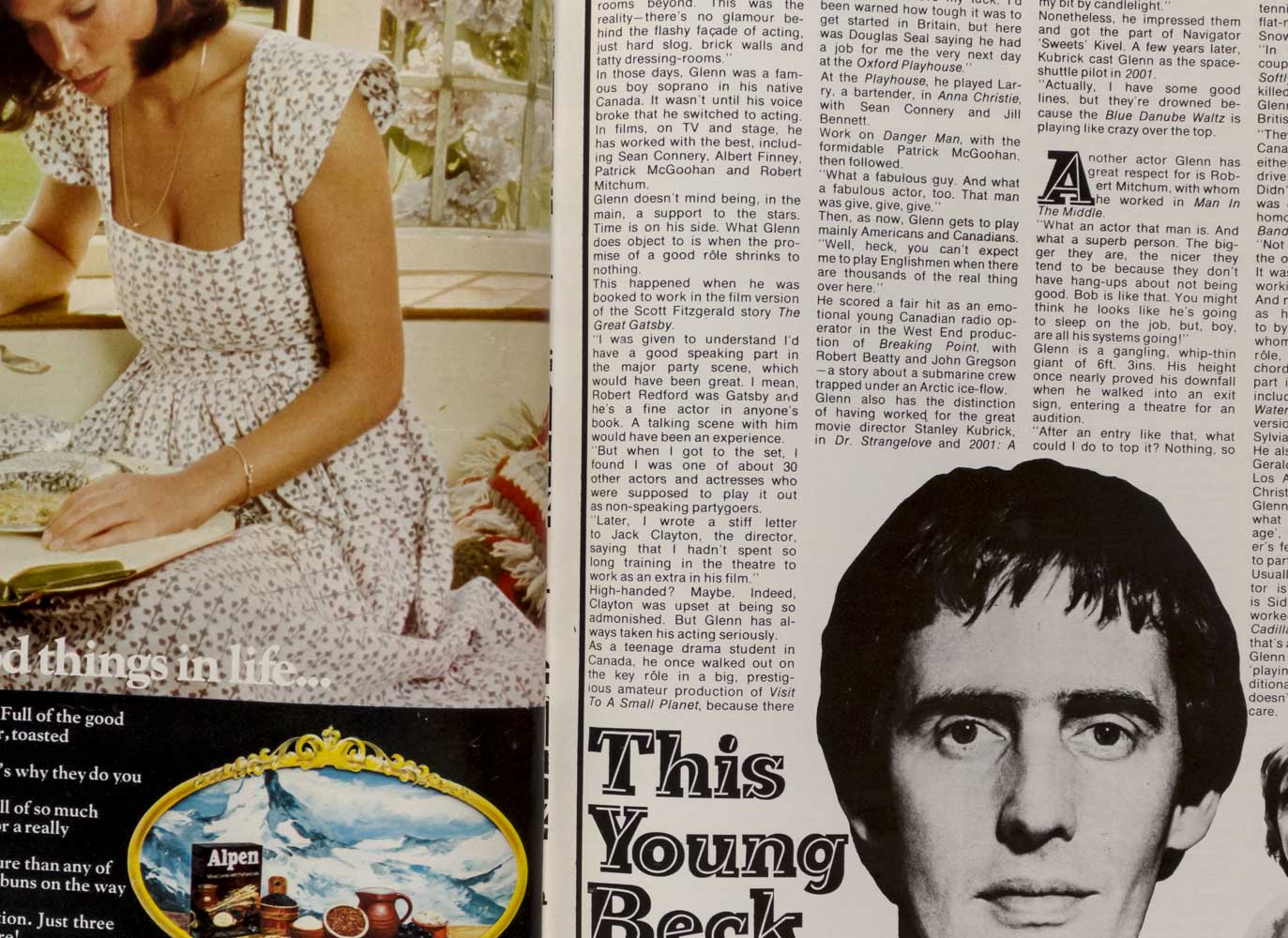 Biba RUNDGREN Nell Campbell ALICE SPRINGS 19 magazine March 1975