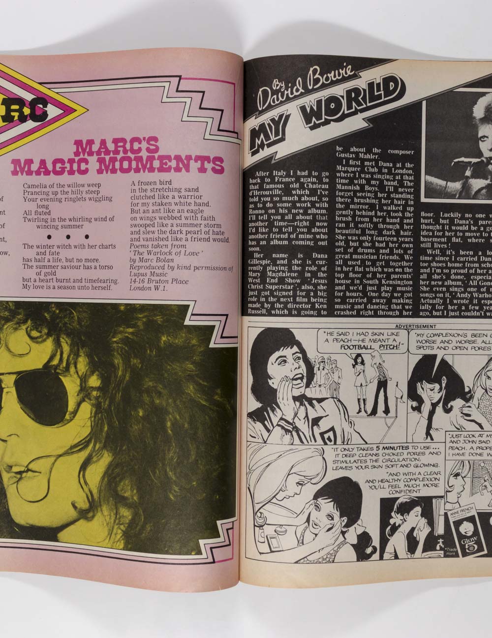 Jimmy Osmond BOLAN Michael Jackson MIRABELLE magazine 13 October 1973