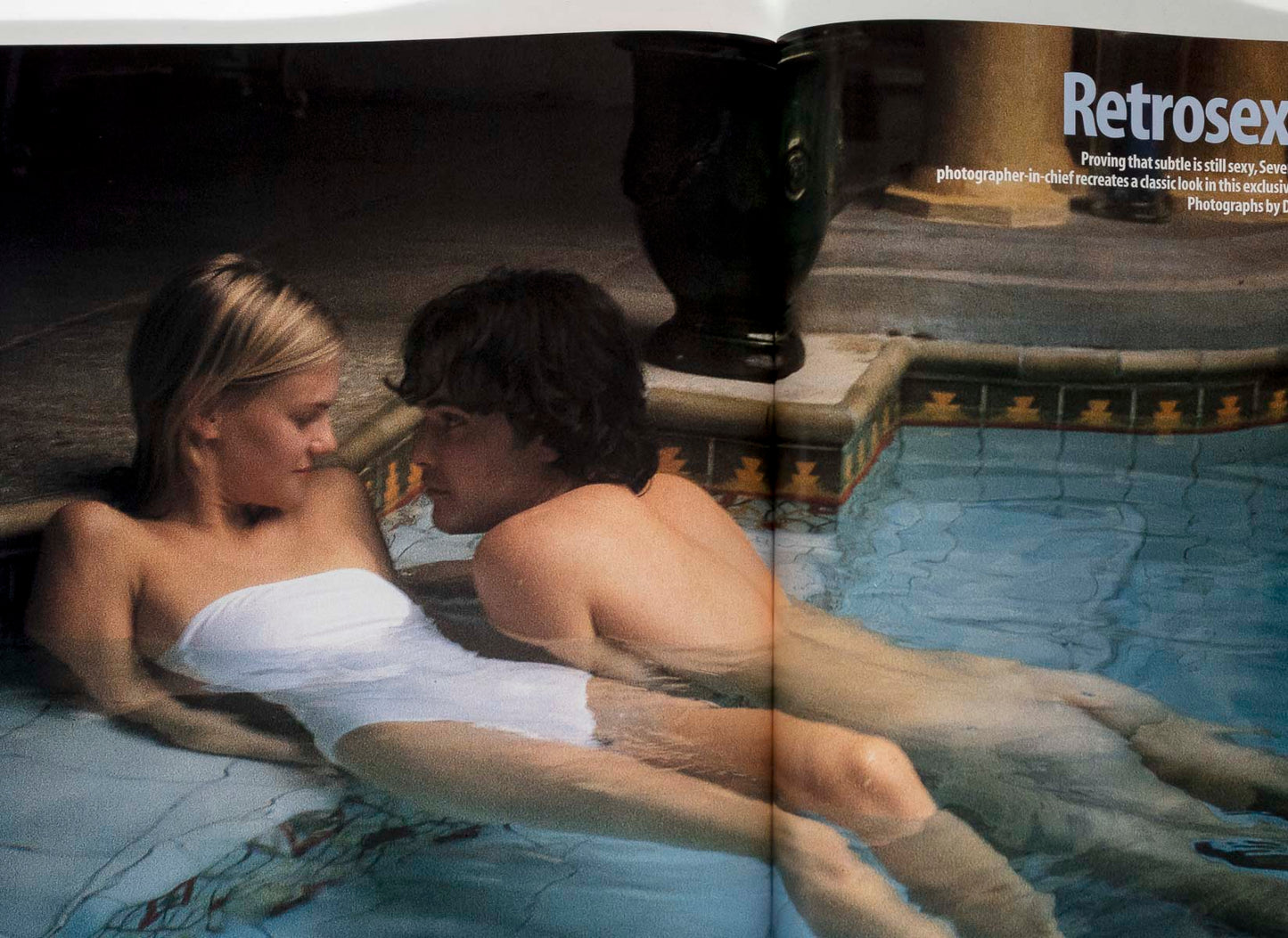 JOHN SIMM JENNIFER ELLISON DAVID HAMILTON UK GQ August 2000 Lolita