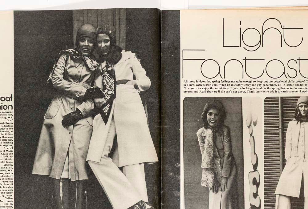 TWIGGY Justin de Villeneuve PETTICOAT magazine April 11th 1970