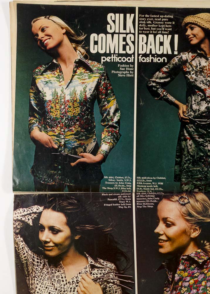 TWIGGY Justin de Villeneuve PETTICOAT magazine April 11th 1970
