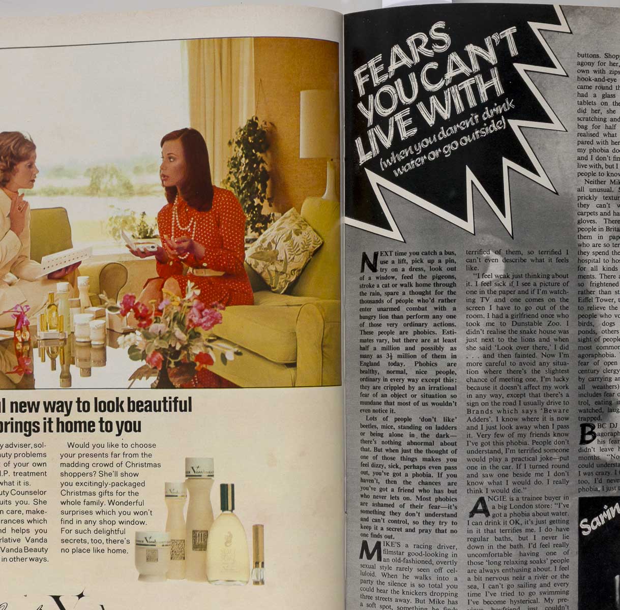 ANTON LAVEY Witchcraft OCCULT Honey magazine October 1973 Alice Cooper