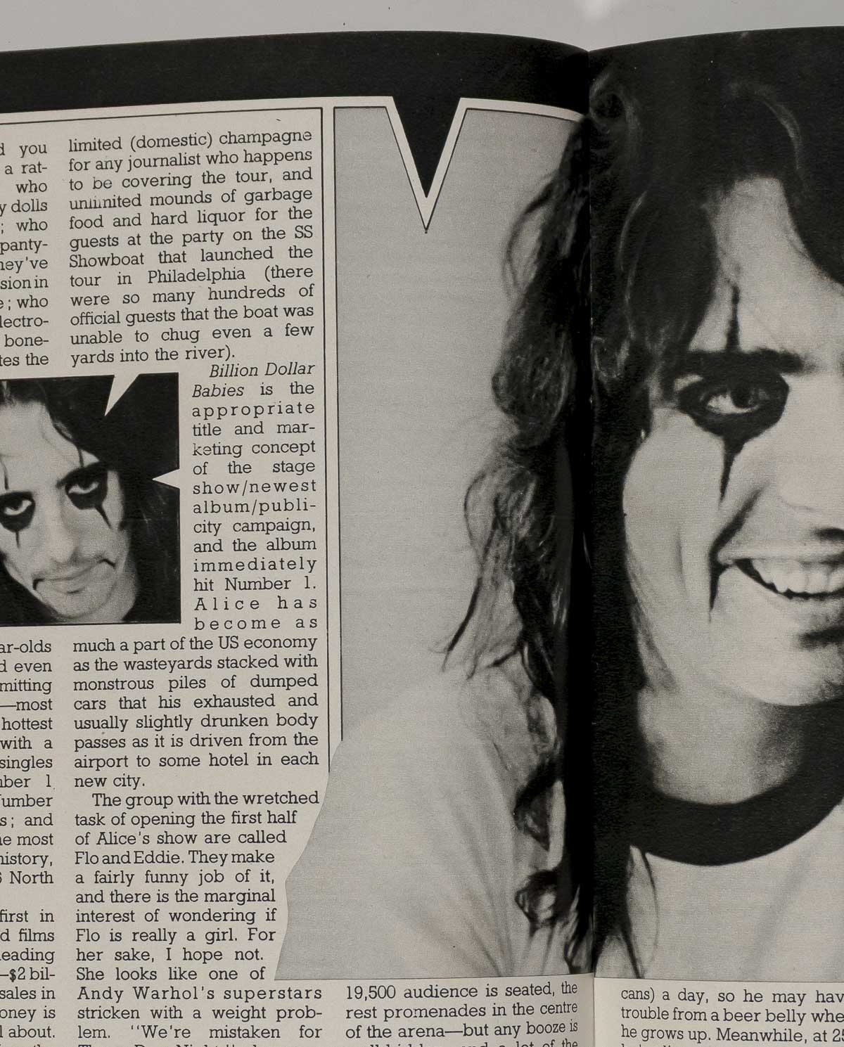 ANTON LAVEY Witchcraft OCCULT Honey magazine October 1973 Alice Cooper