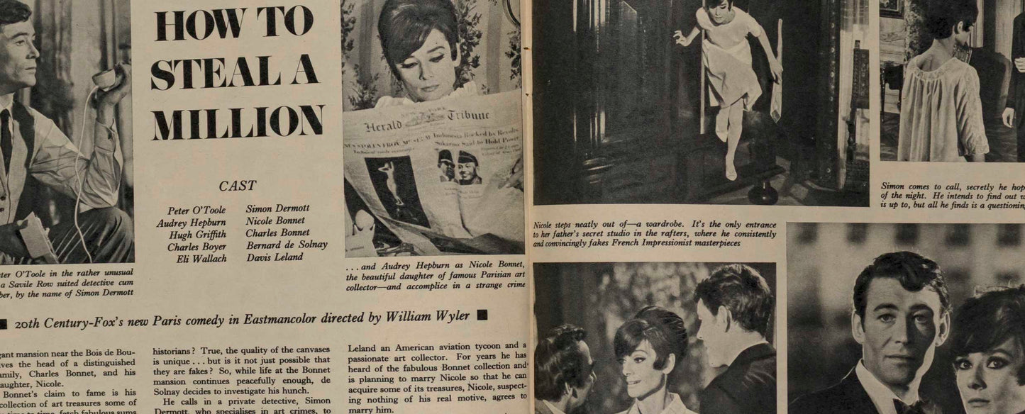 Audrey Hepburn Gary Bond Jeremy Brett Peter O'Toole PETTICOAT MAGAZINE