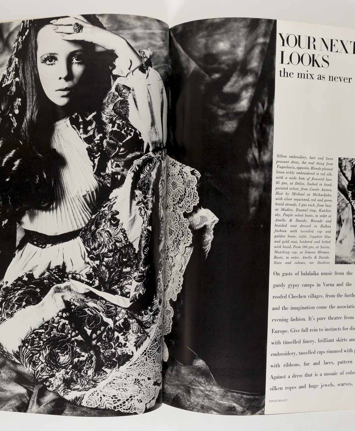 CELIA HAMMOND Ingrid Boulting HELMUT NEWTON Vogue October 1st 1968 UK