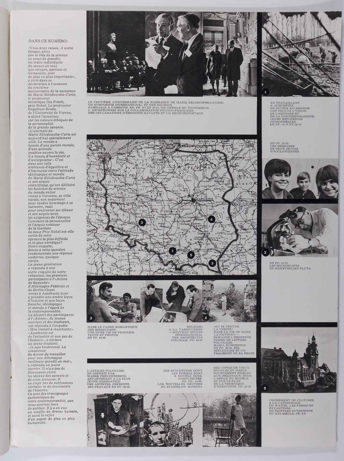 LA POLAGNE Stanislaw Zagorski Auschwitz January 1968 magazine #161