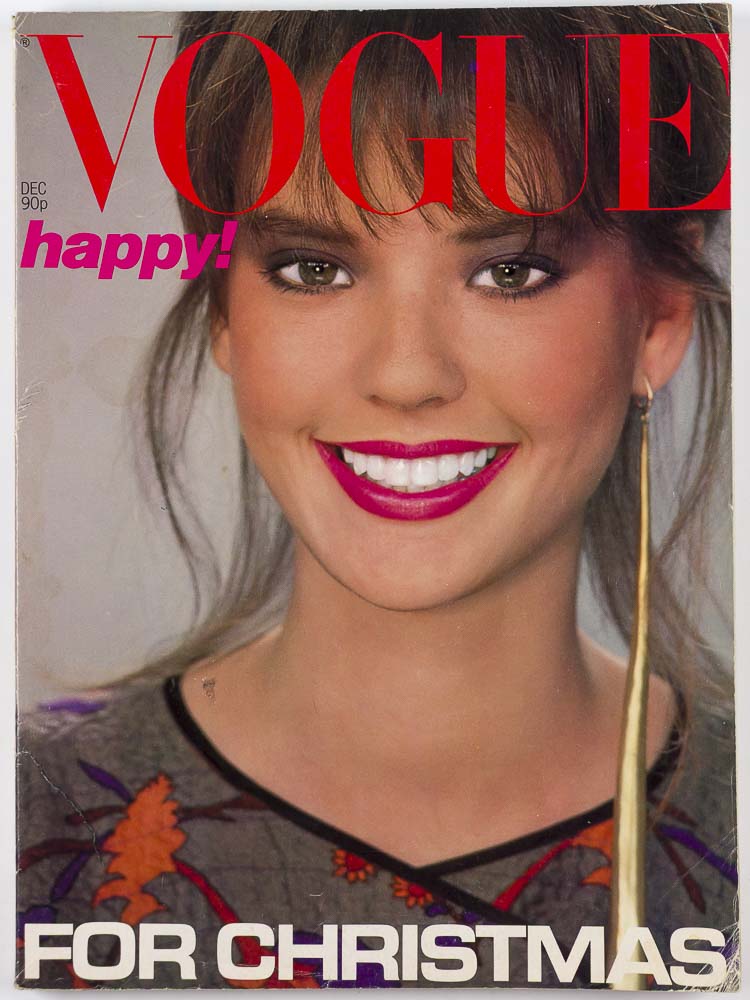 Phoebe Cates IMAN Beverly Johnson THEA PORTER VOGUE December 1979