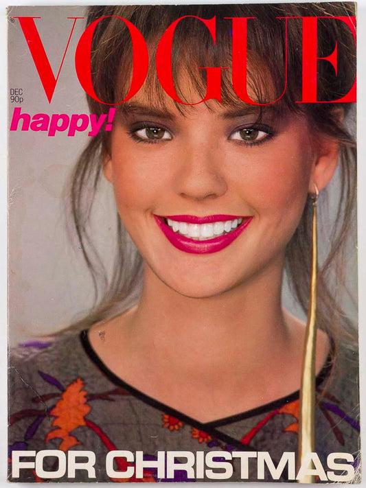 Phoebe Cates IMAN Beverly Johnson THEA PORTER VOGUE December 1979