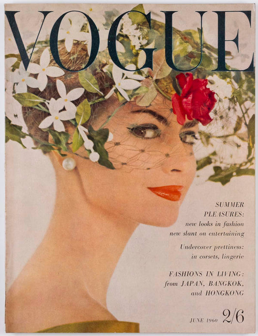 DUFFY Feliks Topolski PRINCESS MARGARET Audrey Hepburn VOGUE June 1960