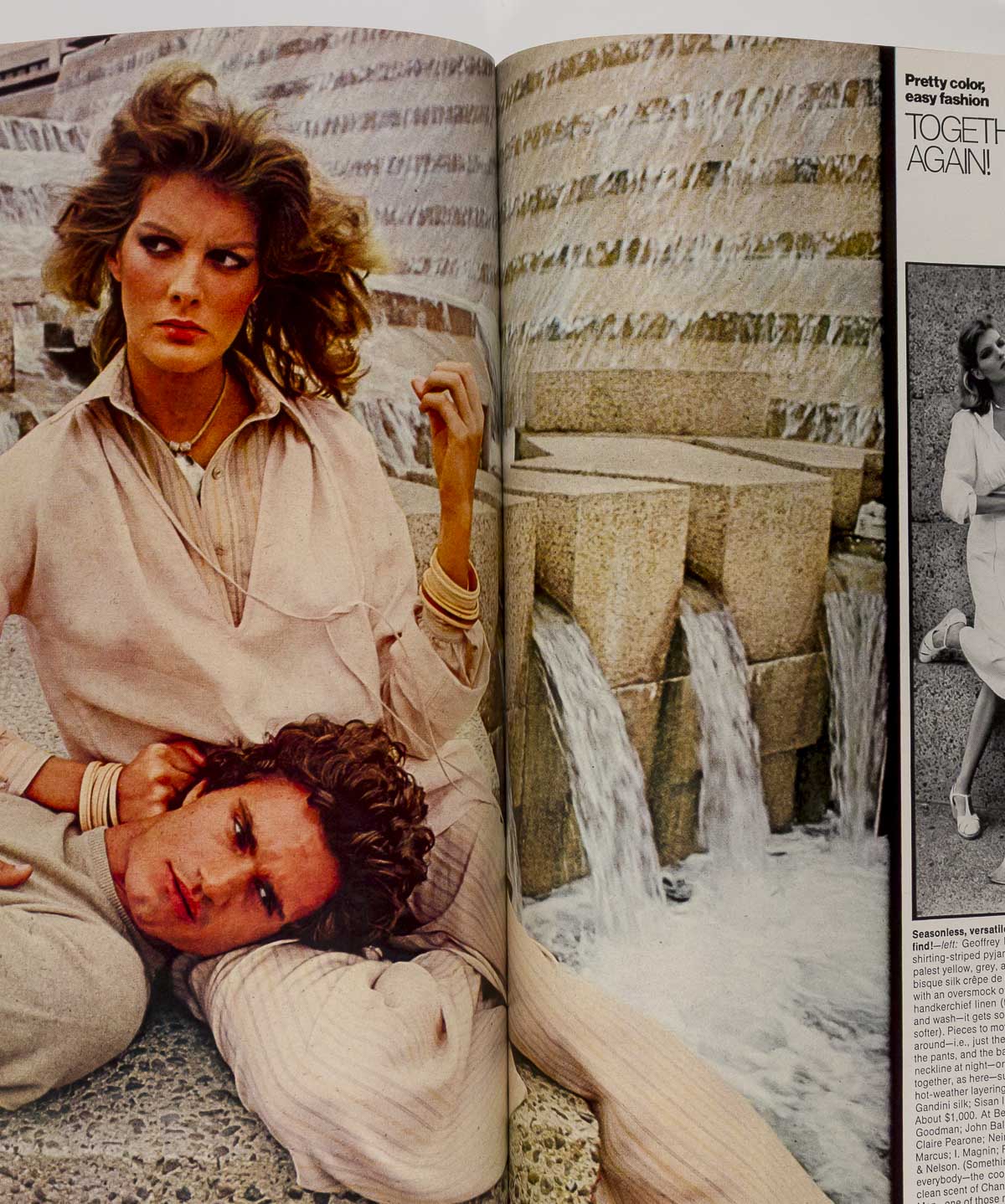 Deborah Turbeville ISABELLE ADJANI Newton HALSTON VOGUE December 1975