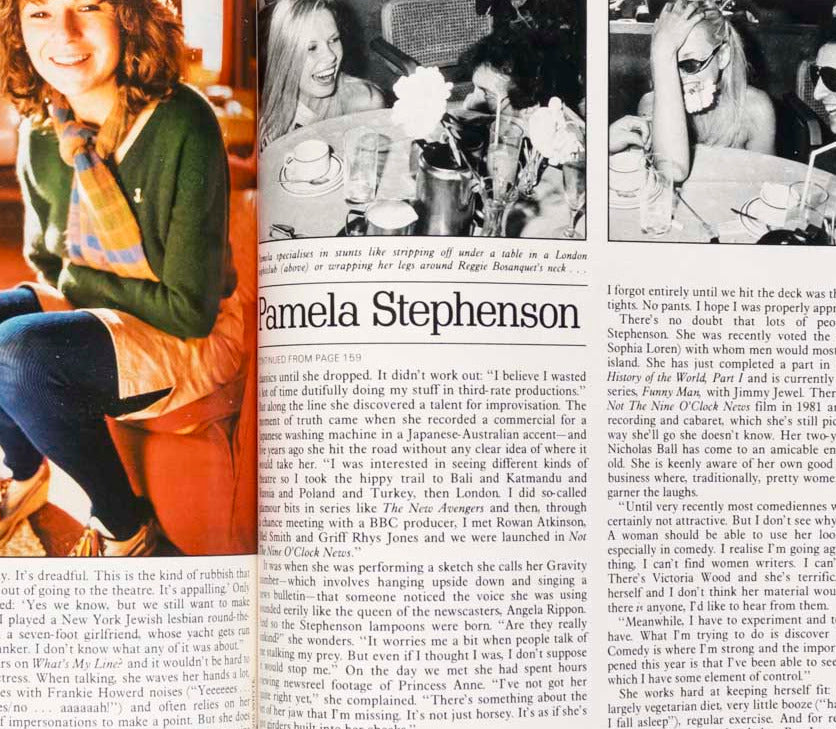 Pamela Stephenson JULIE WALTERS Joanne Russell COSMOPOLITAN May 1981