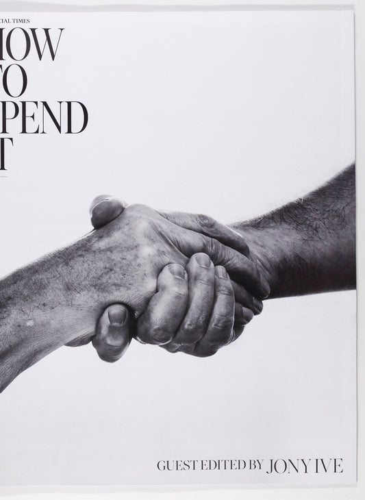 JONY IVE Marc Newson HIROKI NAKAMURA Lily Allen YO MA HTSI magazine FT