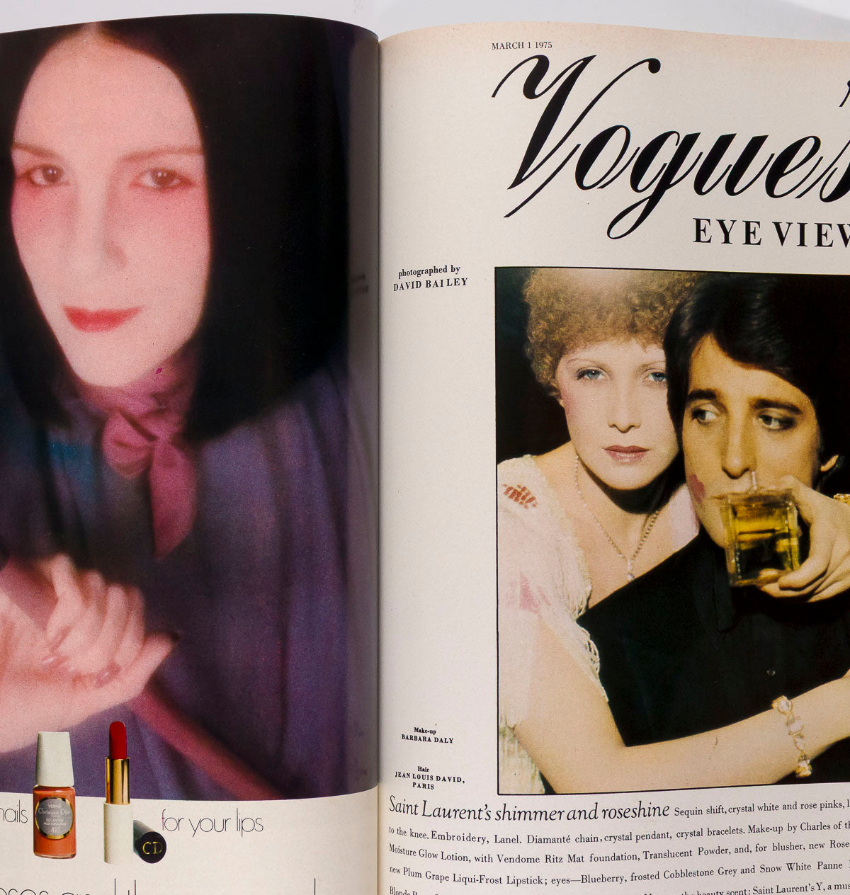 NORMAN PARKINSON Princess Caroline of Monaco KARL LAGERFELD Chloe KENZO Vogue UK