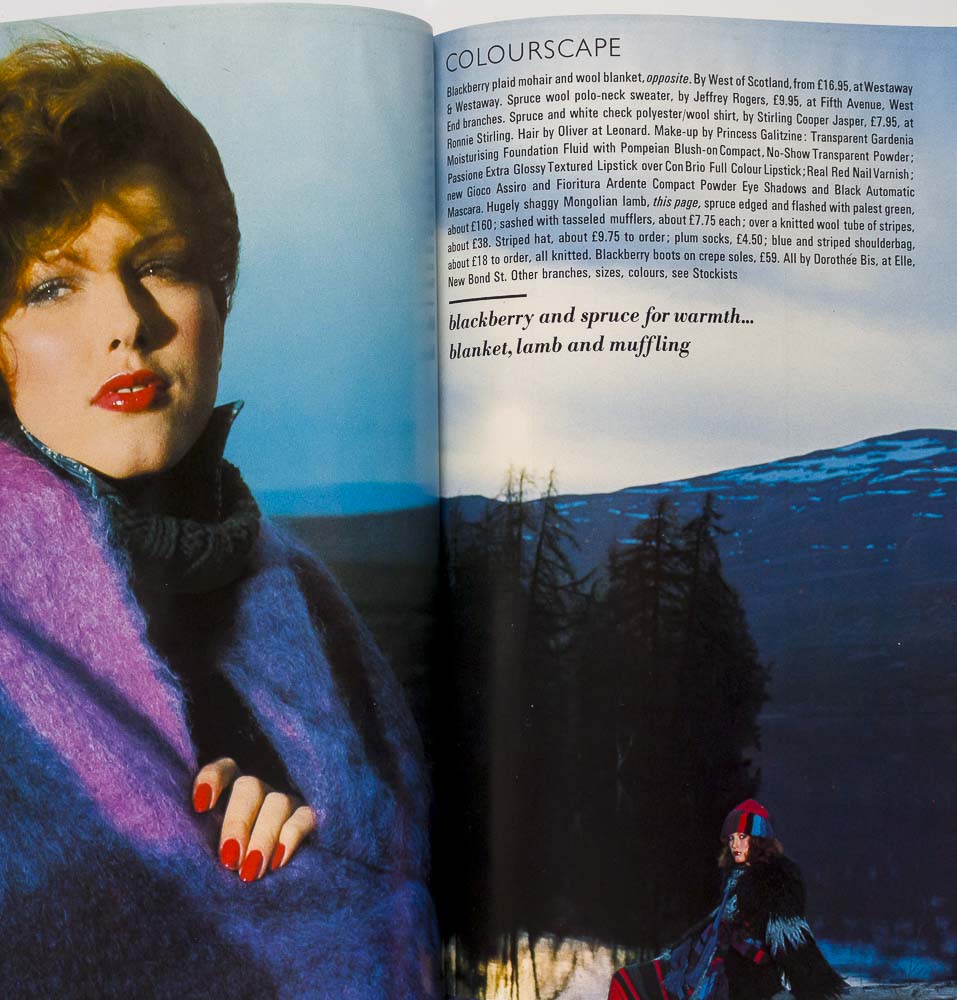Ingrid Boulting MARIE HELVIN Paul Theroux  VOGUE August 1975