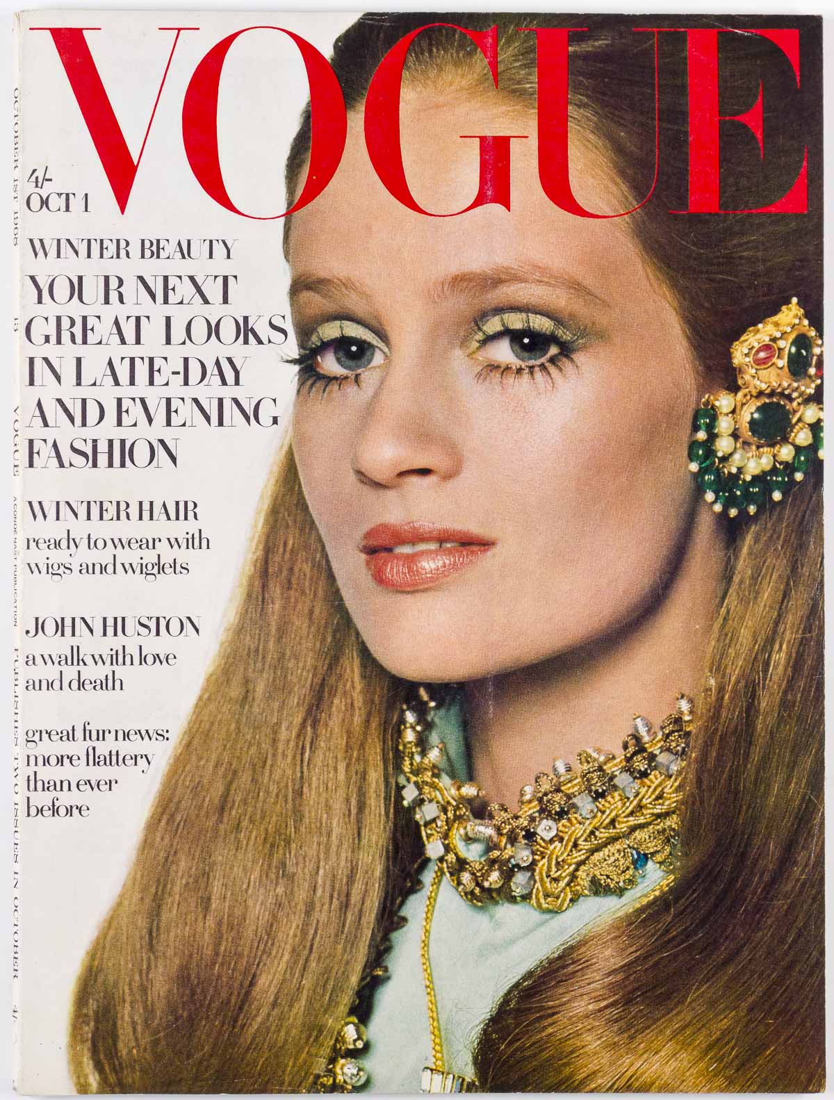 CELIA HAMMOND Ingrid Boulting HELMUT NEWTON Vogue October 1st 1968 UK